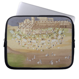 First battle of Athens in 1826, from the Pictorial Laptop Sleeve