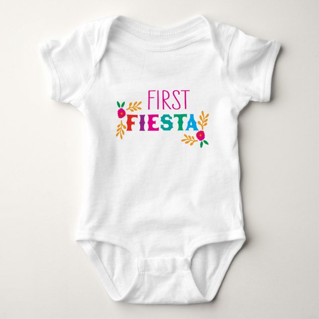 First Birthday Baby Bodysuit (Front)