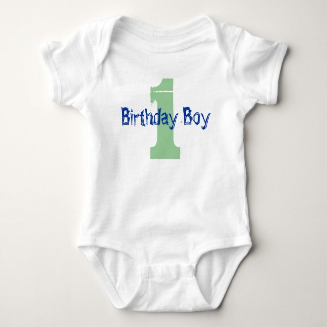 First Birthday Baby Bodysuit (Front)