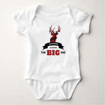 First Birthday Baby Bodysuit Hunting Theme