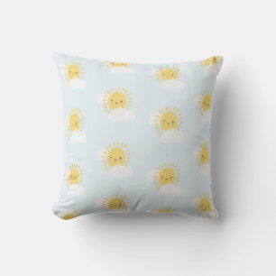 First Birthday Baby Shower Sunshine Cute Party Cushion