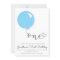 First Birthday Balloon Invitation