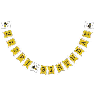 First Birthday BIG ONE Boy Bunting