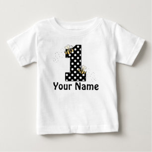First Birthday Bumble Bee Personalised T-shirt