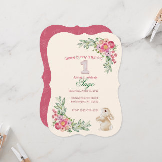First Birthday, Bunny Theme