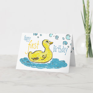 First Birthday Card