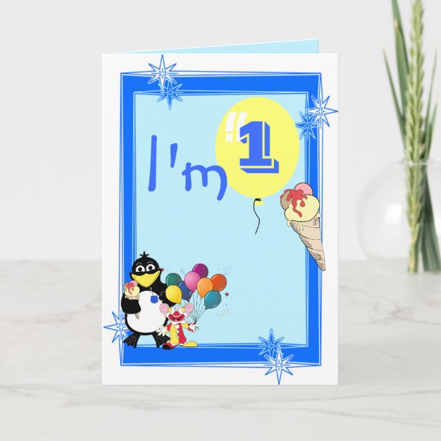 First  Birthday Card (Front)