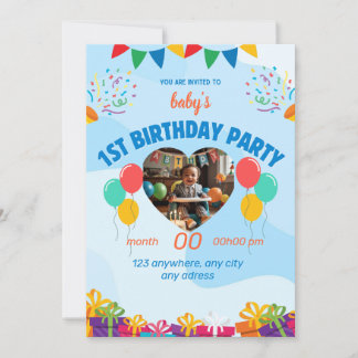 first birthday card