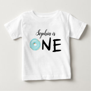 First Birthday Doughnut Theme Party Baby T-Shirt