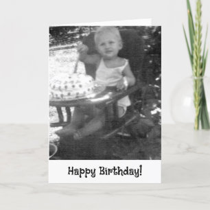 First Birthday Greeting Card