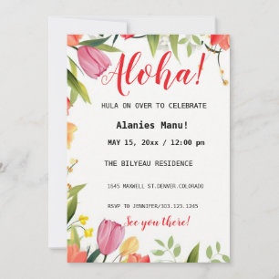  First Birthday Invitation