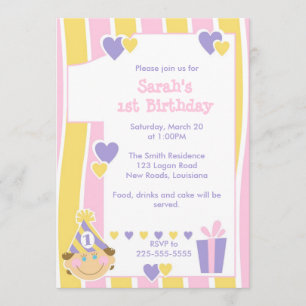 First Birthday Invitation