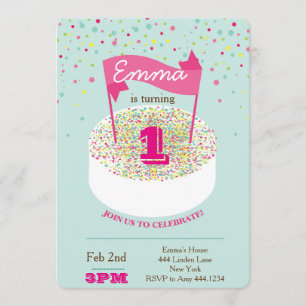 First Birthday Invitation
