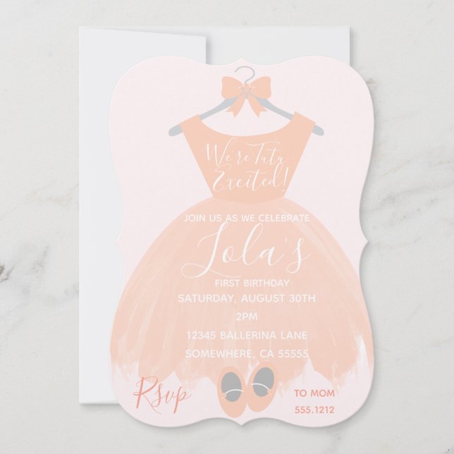 FIRST BIRTHDAY INVITE (Front)