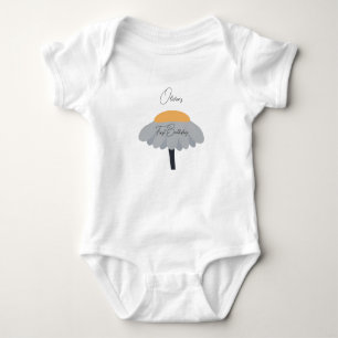 First Birthday Party Camomile Flower Cute Pastel  Baby Bodysuit