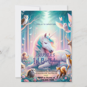 First Birthday Party Invitation/ Customisable Invitation