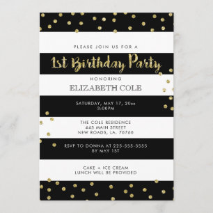 First Birthday Party Invitations