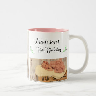 First Birthday Photo Mug