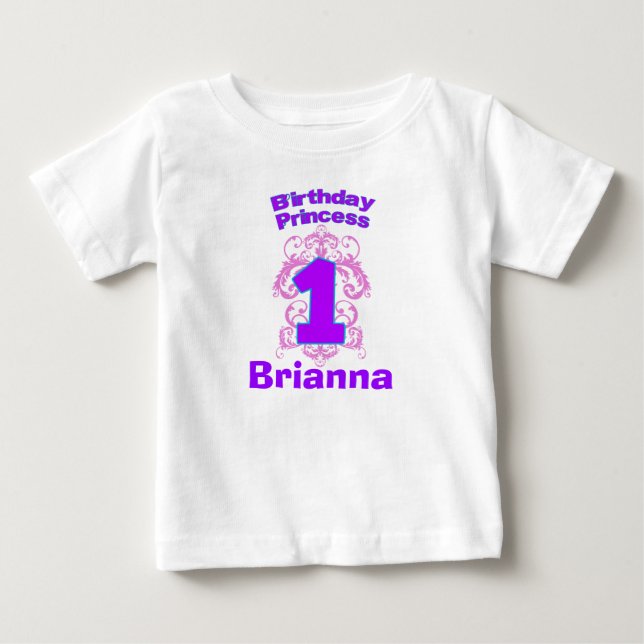 First Birthday Princess Shirt (Front)