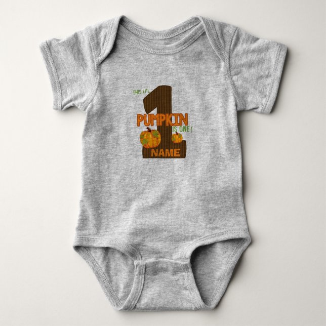 First birthday shirt fall halloween thanksgiving (Front)