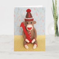First Birthday Sock Monkey Celebration