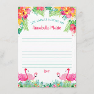 First Birthday Time Capsule Card