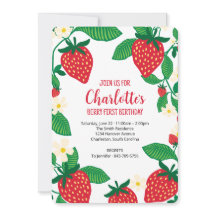 First Birthday with Whimsical Strawberries