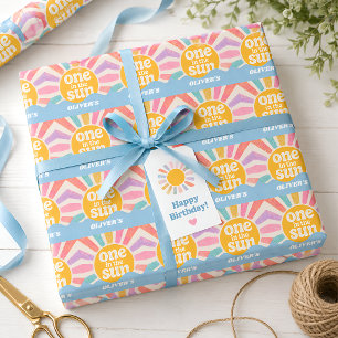 First Birthday Wrapping Paper Summer Theme