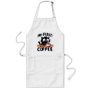 First Black Coffee Adventure Long Apron