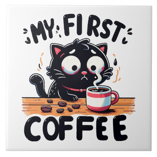 First Black Coffee Adventure Tile (Front)