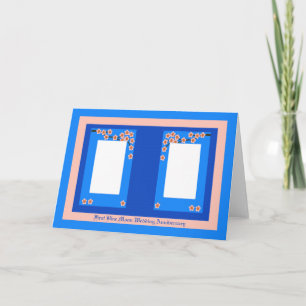 First Blue Moon Wedding Anniversary Card