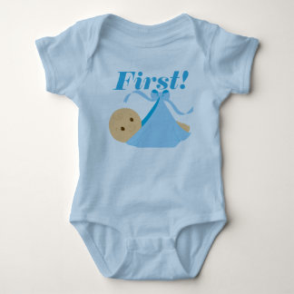 First! Bodysuit for Baby Boy