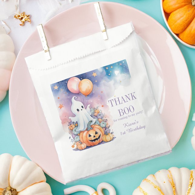 First Boo-Day Celebration - Thank Boo Favour Bags (Creator Uploaded)