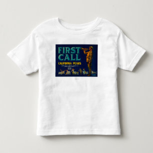 First Call Pear Crate LabelContra Costa, CA Toddler T-Shirt