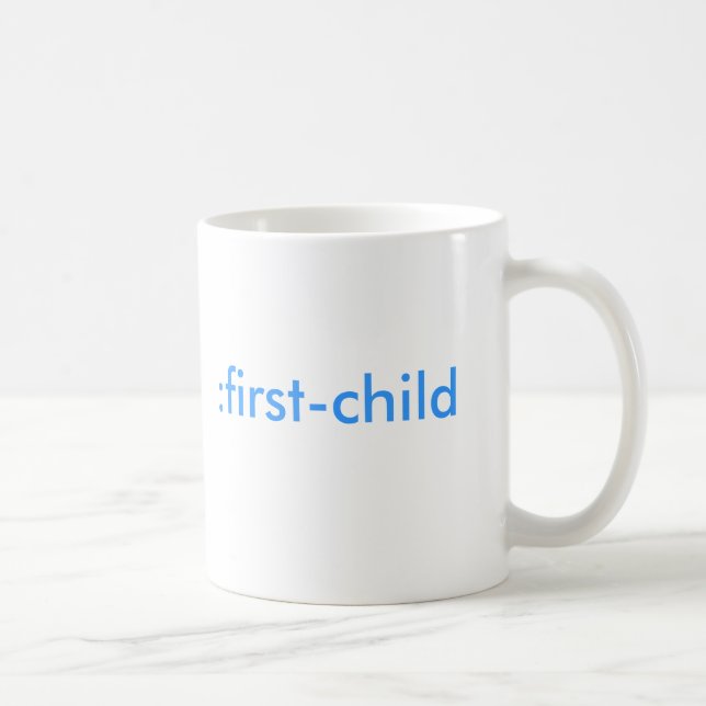 :first-child (it's a boy!) coffee mug (Right)