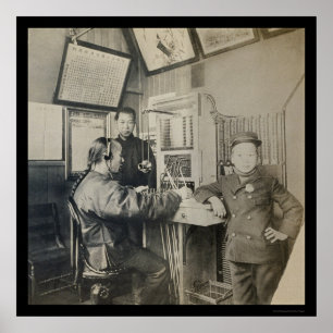 First Chinese Telephone Operator, Chinatown 1922 Poster
