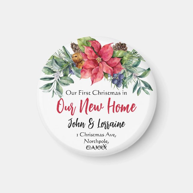 First Chirstmas in Our New Home Ornament  Magnet (Front)