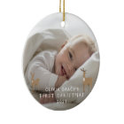 First Christmas 1 photo baby details deer Ceramic 