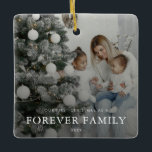 First Christmas Adopted Ceramic Ornament<br><div class="desc">These family holiday ornaments are perfect for a personalised holiday present.</div>