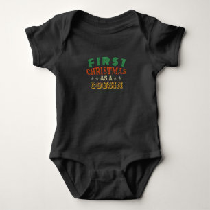 First Christmas As a COUSIN Baby Bodysuit