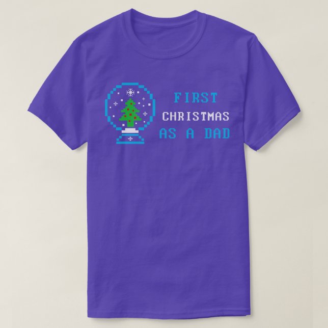 First christmas as a dad  Family Christmas Tee Fun (Design Front)