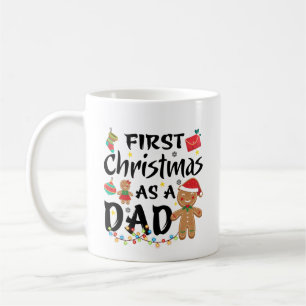 First Christmas As A Dad Xmas Gift Coffee Mug