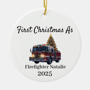 First Christmas as a Firefighter, Firefighter Ceramic Tree Decoration