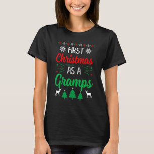 First Christmas As A Gramps   Xmas First Time Gran T-Shirt