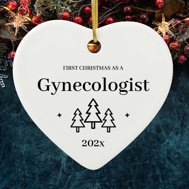 First Christmas As A Gynaecologist 2024 Ceramic Tree Decoration (First Christmas As A Gynecologist 2024 Ceramic Ornament
)