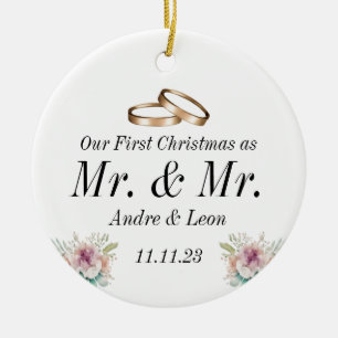 First Christmas as a Married Couple Ornament