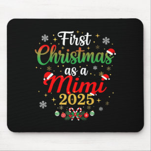 First Christmas As A Mimi 2025 New Mommy Xmas Mouse Mat