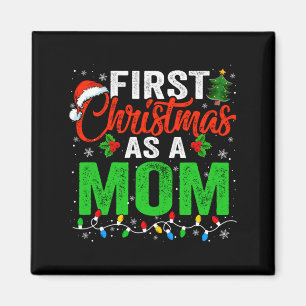 First Christmas As A Mom Xmas Lights New Dad Chris Magnet