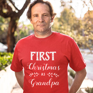 First Christmas as Granda family matching T-Shirt
