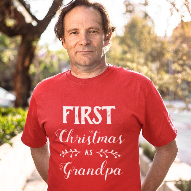First Christmas as Granda family matching T-Shirt (Creator Uploaded)